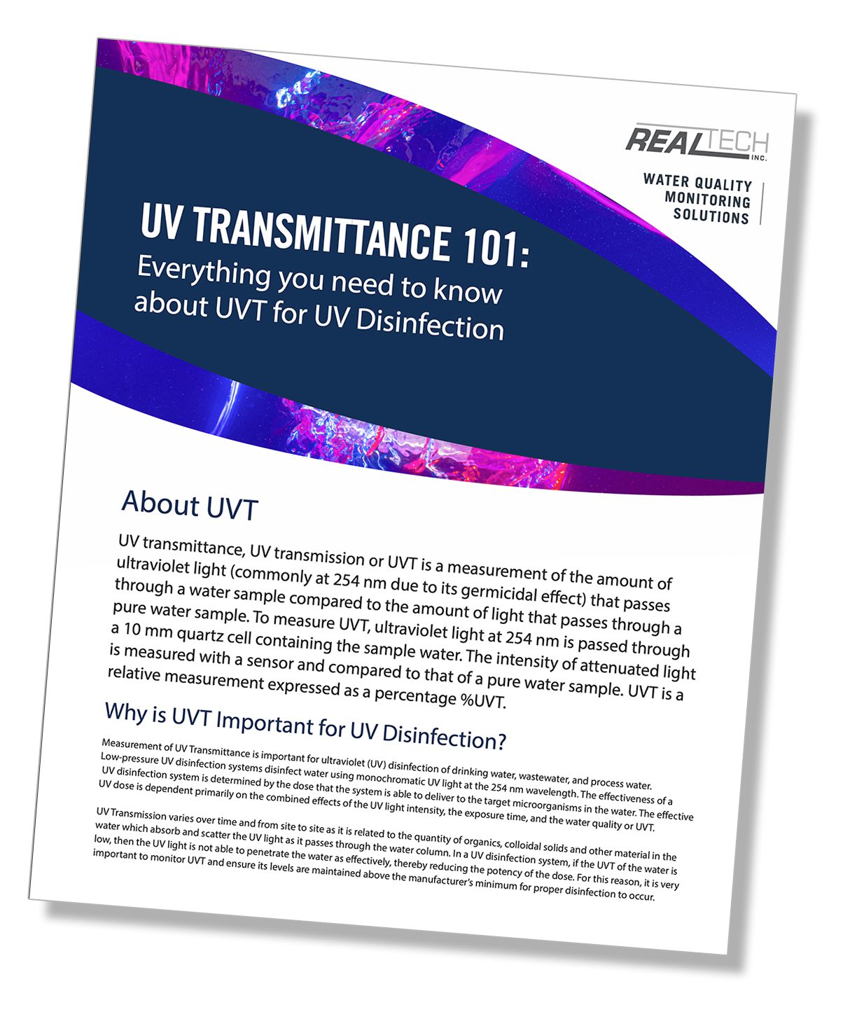 UVT 101 Everything You Need to Know about UV Transmittance